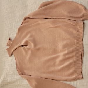 Mauve Cold Shoulder Sweater